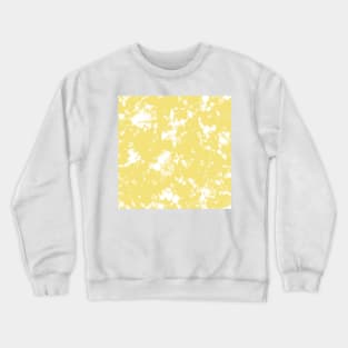 Buttercup Yellow Storm - Tie-Dye Shibori Texture Crewneck Sweatshirt